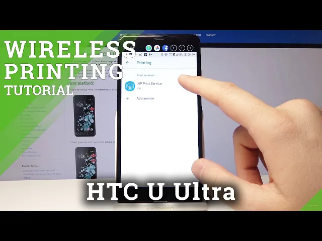 Video thumbnail for How to Find Wireless Printing Options in HTC U Ultra – Connect to Printer