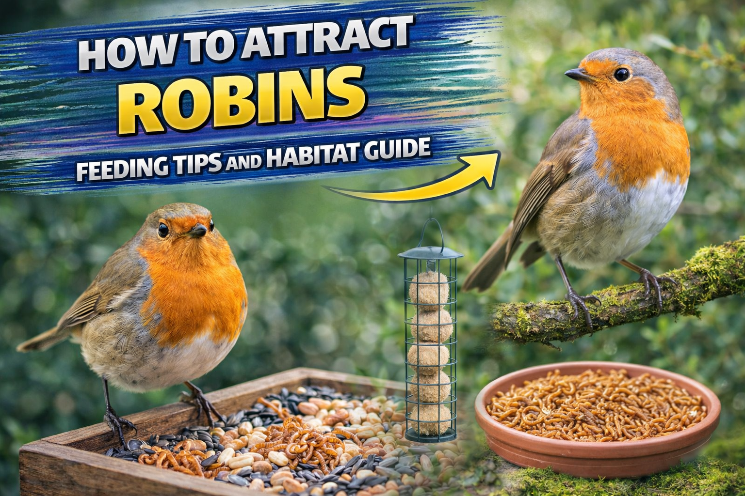 Video thumbnail for How to Attract Robins | Feeding Tips and Habitat Guide