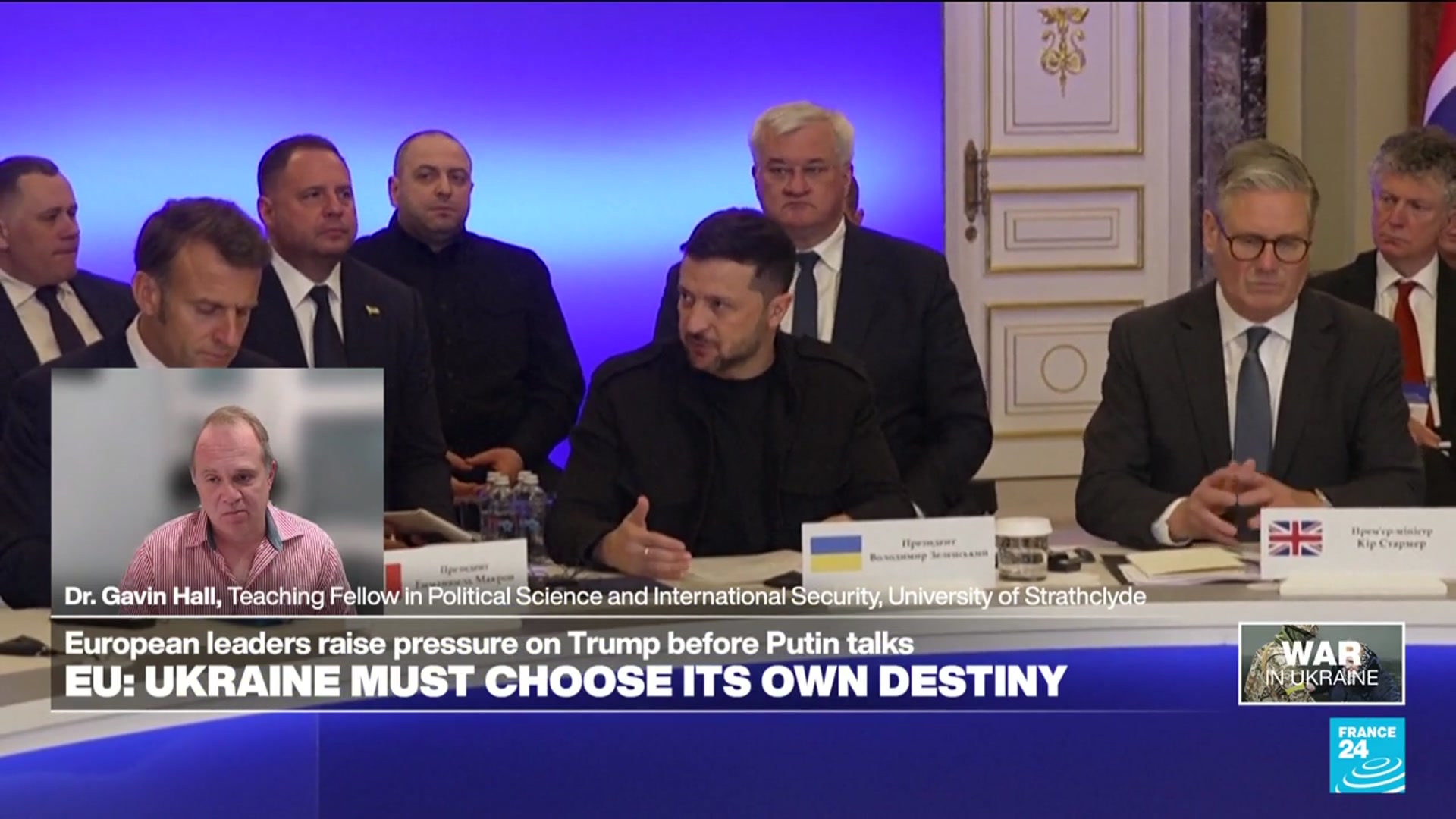 'Video thumbnail for 'Ukraine doesn't have much room for manoeuvre': EU makes appeal to Trump ahead of talks with Putin'