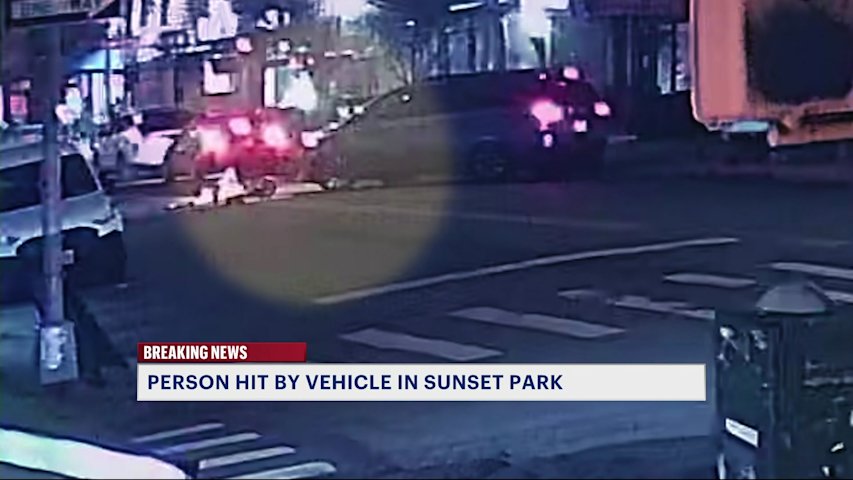 Video thumbnail for Exclusive video shows moment e-bike rider is struck in Sunset Park