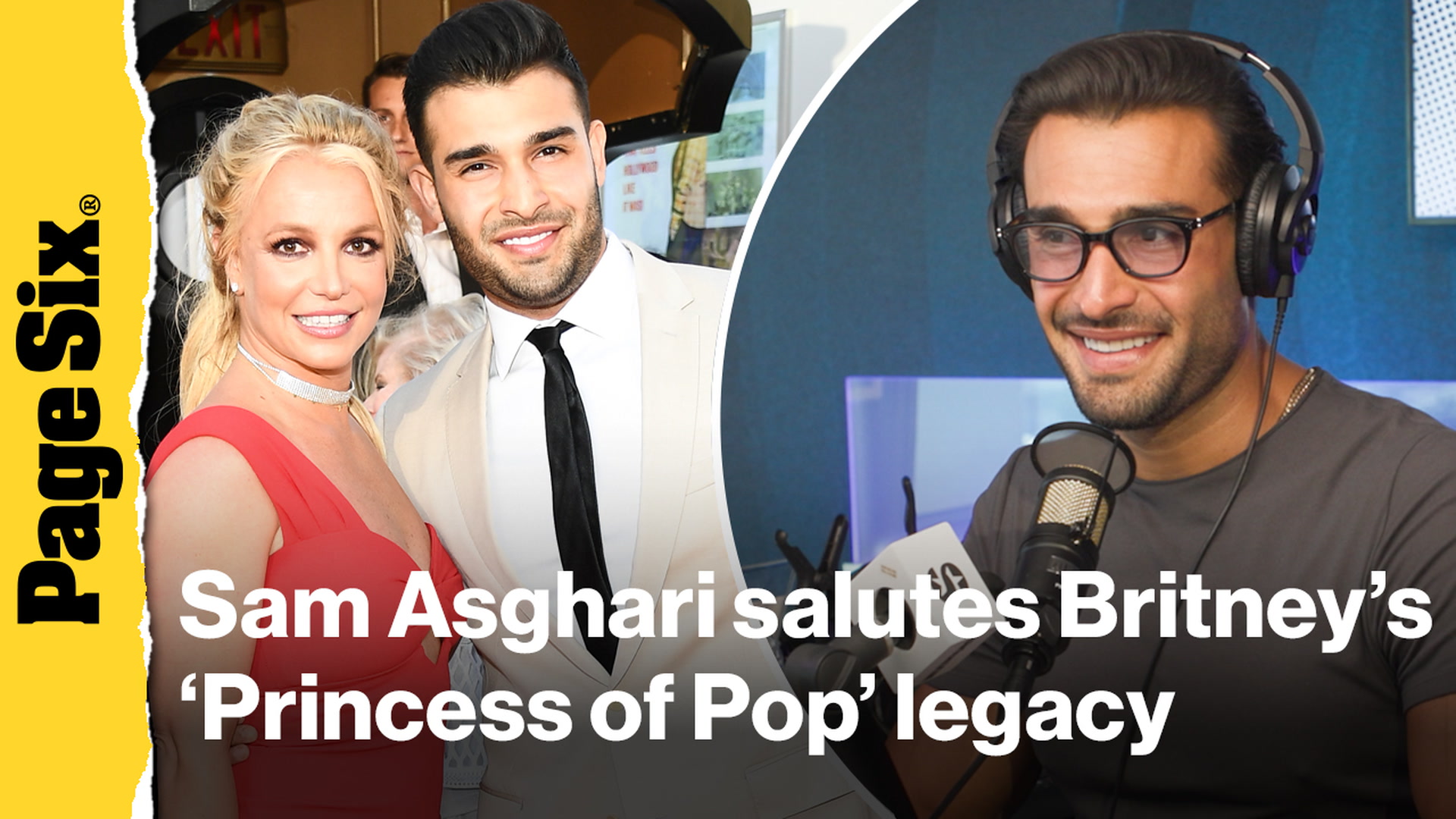 Video thumbnail for Sam Asghari recognizes Britney Spears as 'Princess of Pop' and salutes her legacy