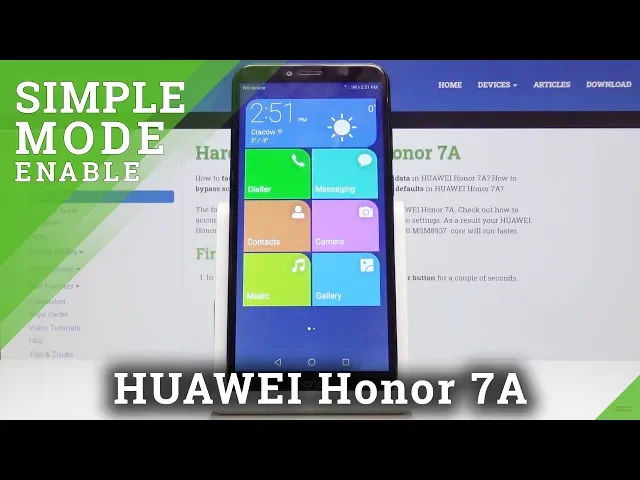 Video thumbnail for How to Enable Simple Mode in Honor 7A – Minimalistic Mode