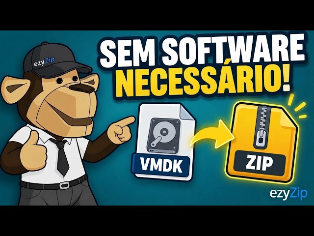 Video thumbnail for 📀 Como converter VMDK para ZIP online grátis | Sem necessidade de instalar programas
