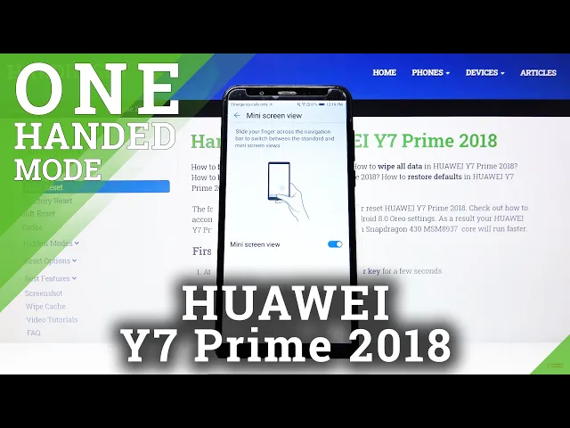 Video thumbnail for How to Enable Mini Screen in Huawei Y7 Prime 2018 - Activate One Handed Mode