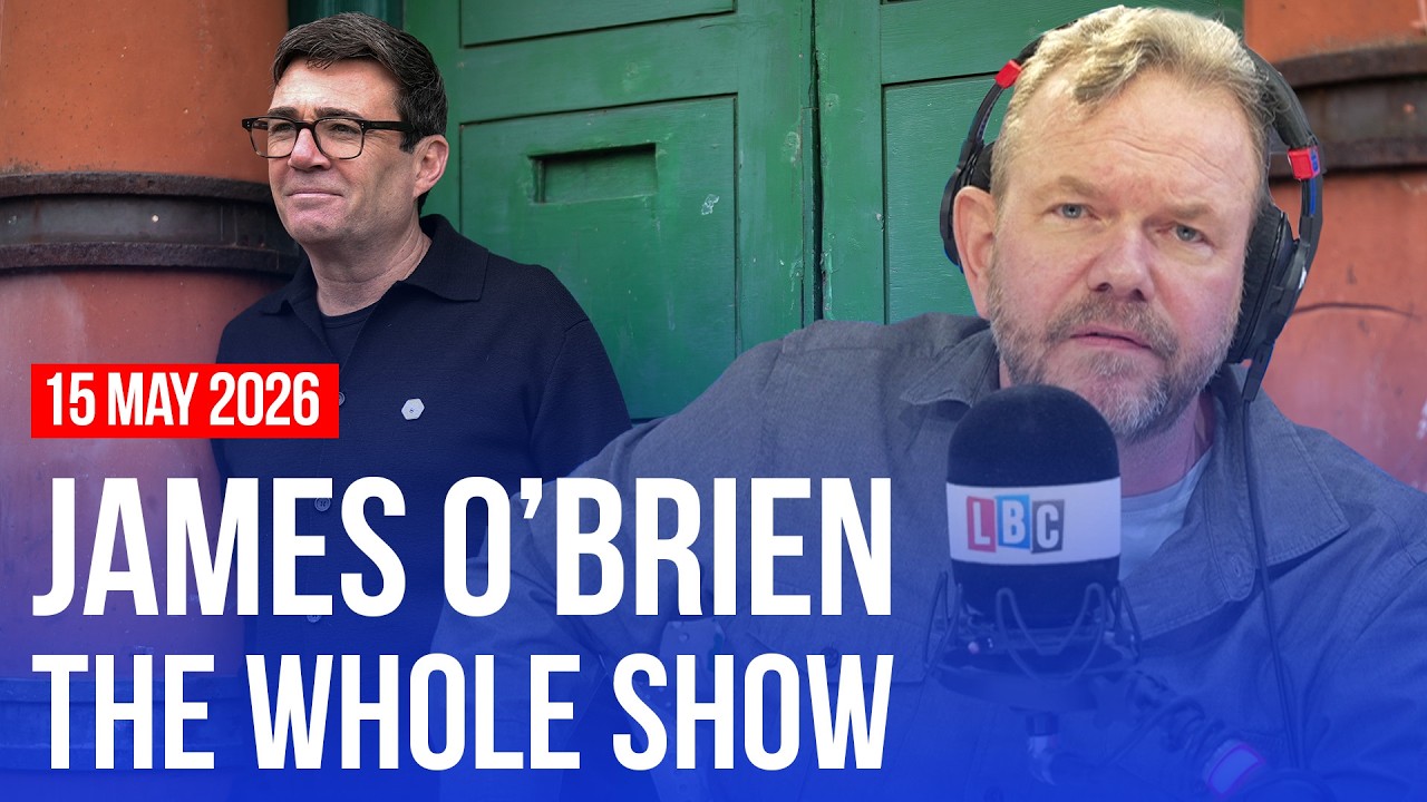 Video thumbnail for There's no guarantee Andy Burnham wins this by-election | James O’Brien - The Whole Show