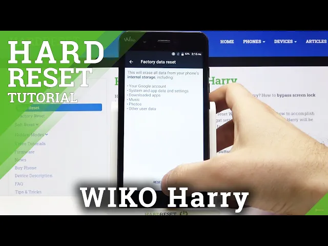 Video thumbnail for Factory Reset - Reset Settings on WIKO Harry