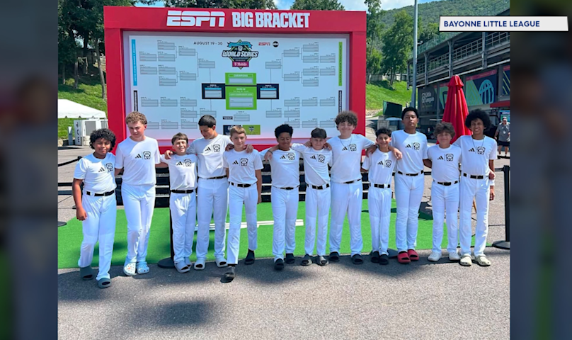 Video thumbnail for Bayonne Little League team arrives in Williamsport as World Series excitement sweeps the city