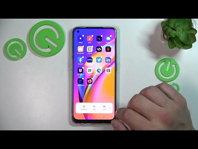 Video thumbnail for Oppo Reno 5z   enable disable app drawer