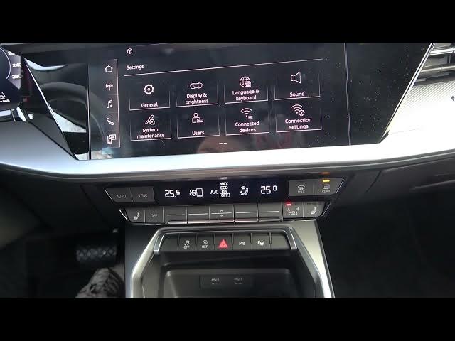 Video thumbnail for How to Enable or Disable Rear Windshield Blowing in Audi A3 8Y (2020 - ...) - Use Windshield Blowing
