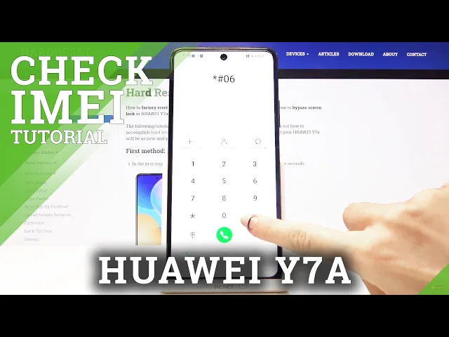 Video thumbnail for How to Check IMEI & SN in HUAWEI Y7a – Find IMEI Info