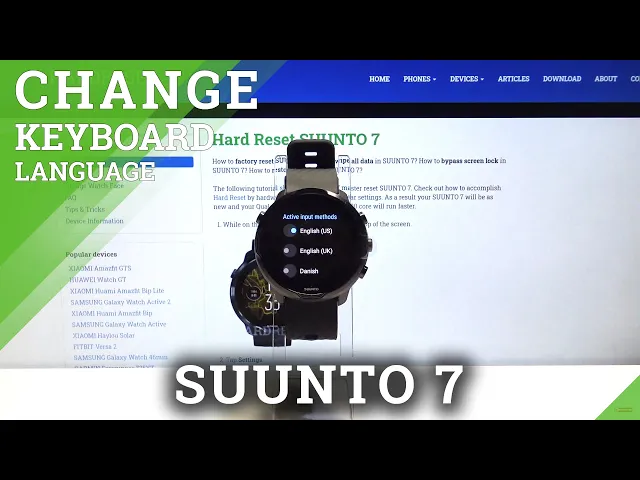 Video thumbnail for How to Change Keyboard Language in SUUNTO 7 – Keyboard Settings