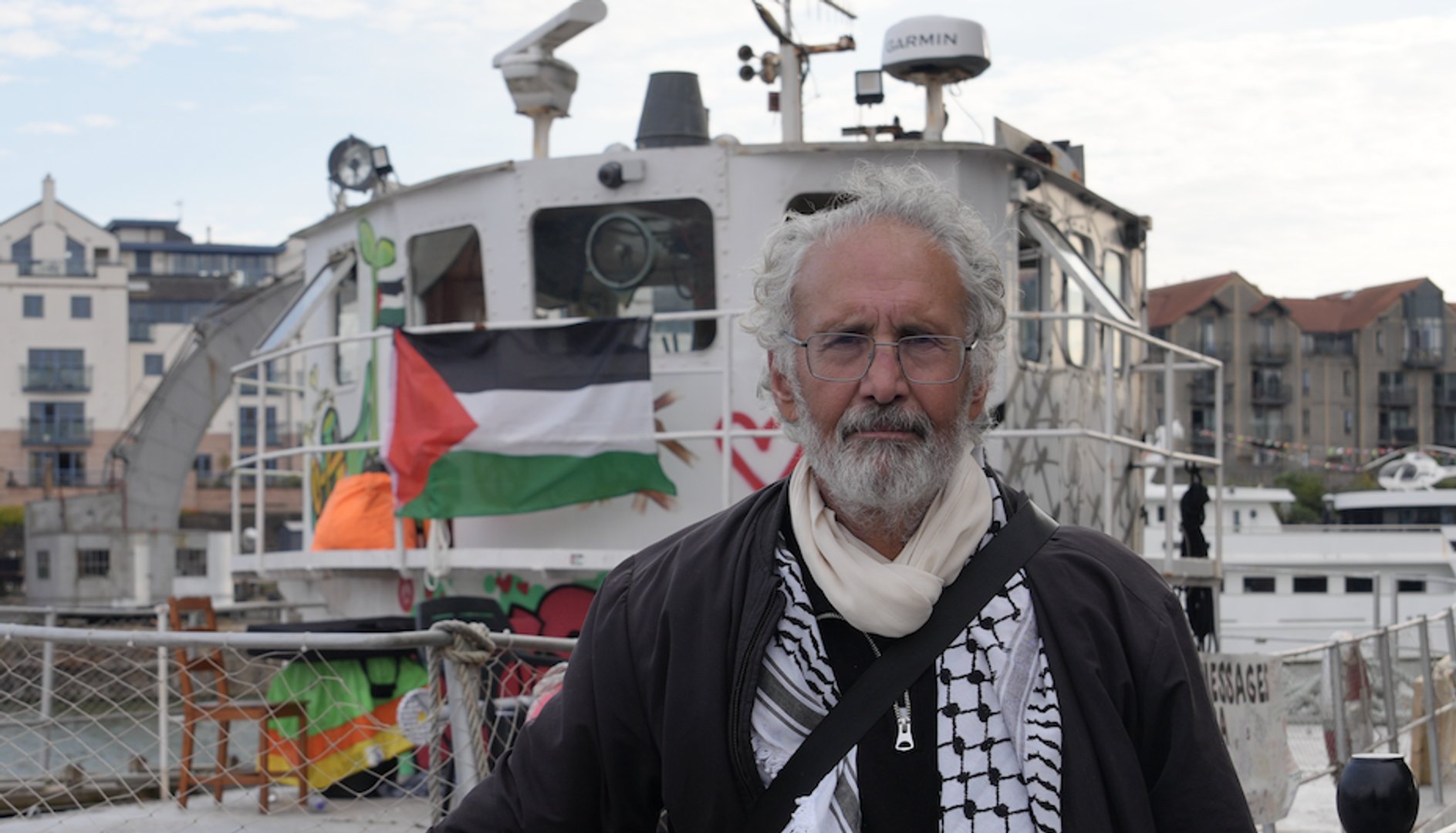 Video thumbnail for Gaza flotilla sets sail from the UK in bid to break Israeli siege
