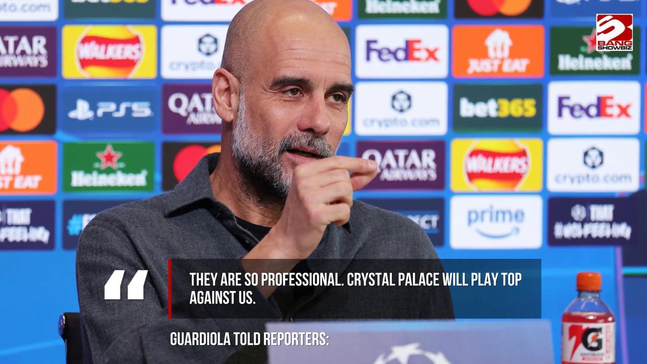 Video thumbnail for Manchester City: Pep Guardiola expects a difficult game against Crystal Palace