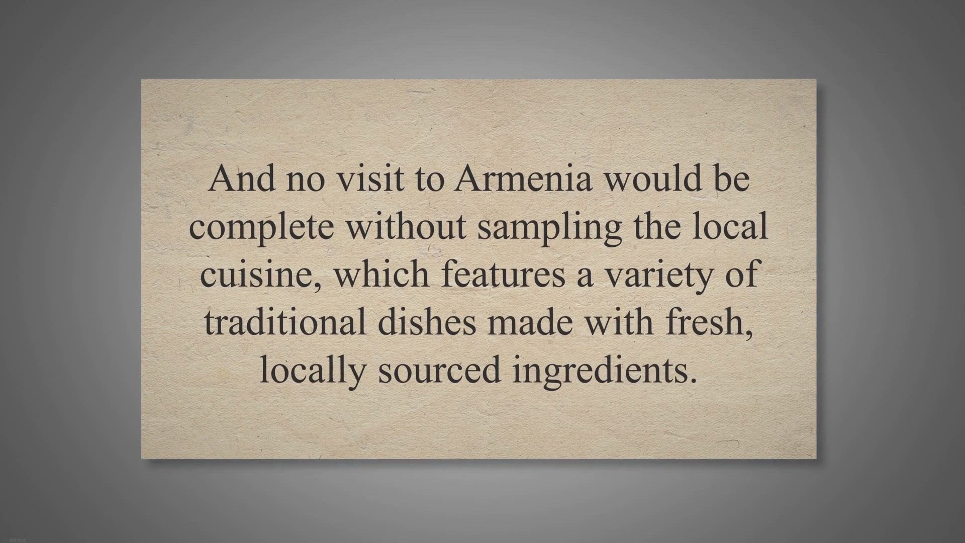 'Video thumbnail for Discovering Armenia: A Comprehensive Guide to Cultural Sites, Outdoor Adventures, and Local Cuisine for Tourists'