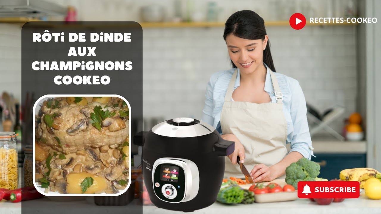 Video thumbnail for Rôti de dinde aux champignons Cookeo