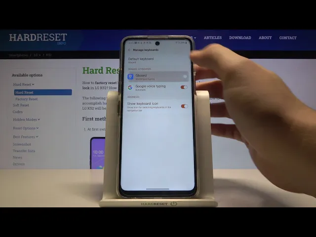 Video thumbnail for LG K52 Keyboard Settings - Enable Text Correction Option
