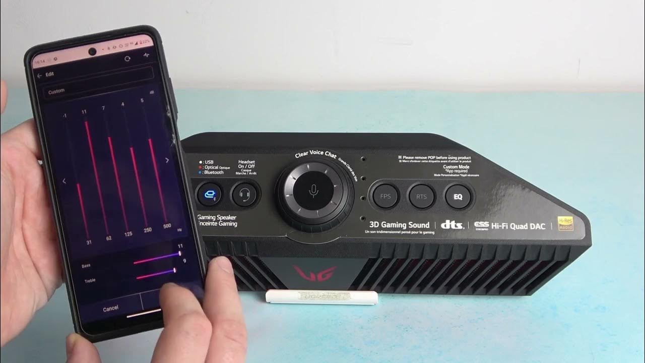 Video thumbnail for How to Enter and Adjust Your LG Ultra Gear Speaker's Equalizer
