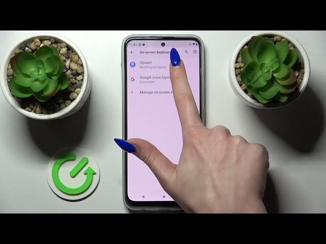 Video thumbnail for How to Enter Text Correction Options in MOTOROLA G71 5G - Open Text Correction Options