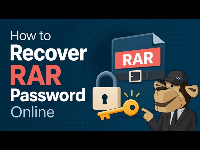 Video thumbnail for 📦 How to Crack RAR Password Online Free | No Software Installation Required