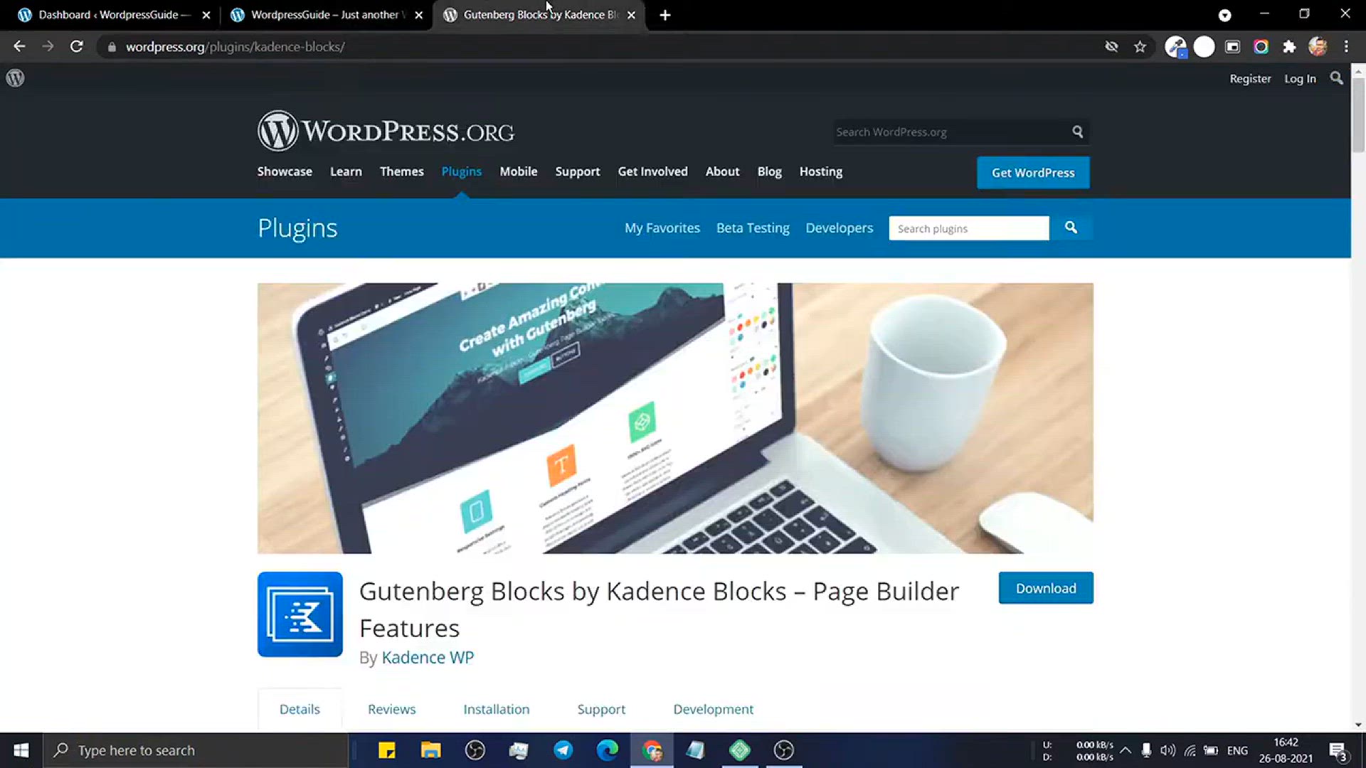 'Video thumbnail for How to Add a Contact form in WordPress website _ Kadence Blocks Tutorials'
