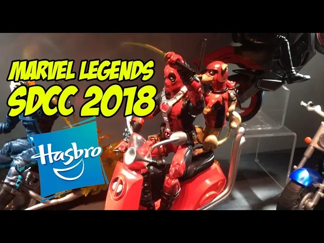 Video thumbnail for SDCC 2018 Booth Tour: Hasbro Marvel Legends area