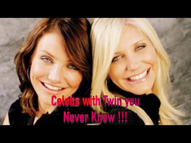 Video thumbnail for 10 Celebs with a Twin you Never Knew About !!!