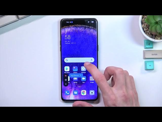 Video thumbnail for How to Record Screen on OPPO Find X5 Pro - Open Default Screen Recorder