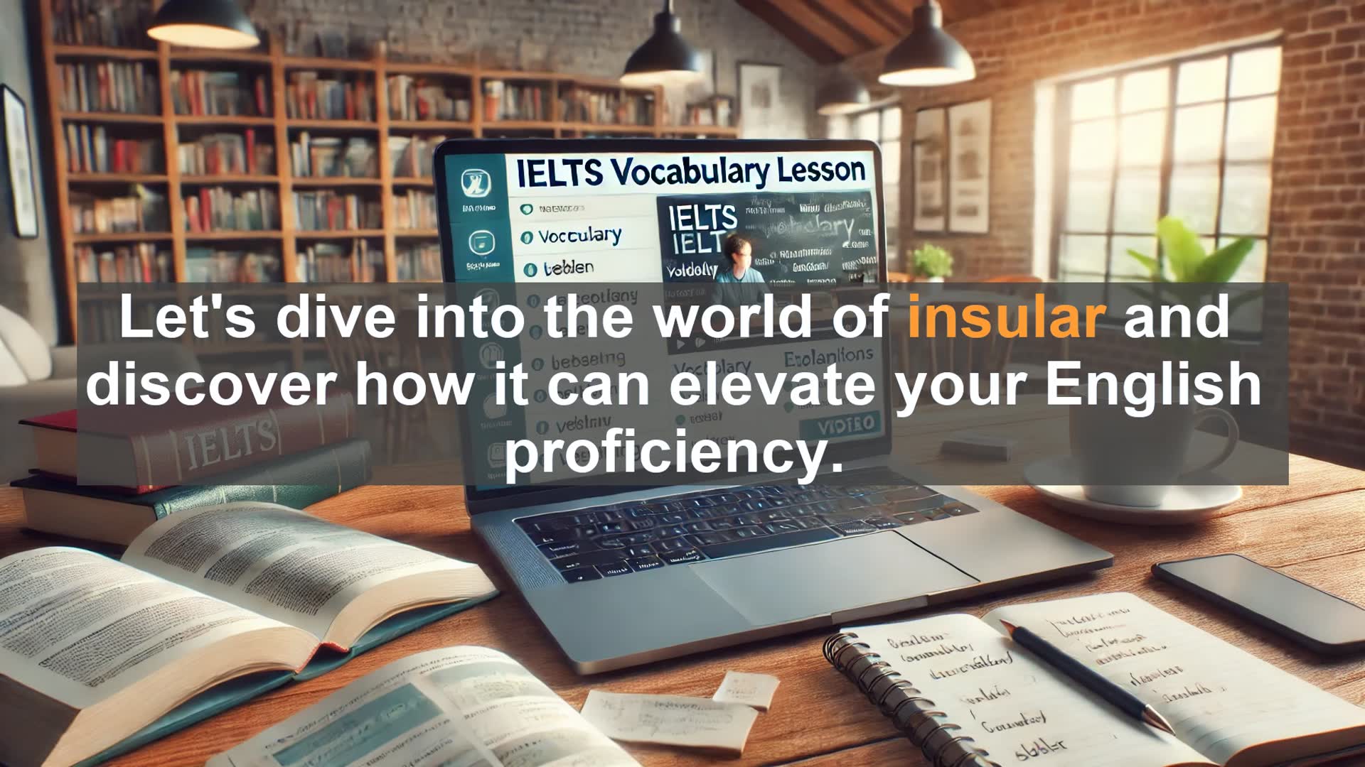 'Video thumbnail for 5000 Must Know IELTS 8.0 Vocabulary - Insular: Boost Your IELTS Score with This Powerful Adjective'