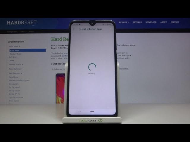 Video thumbnail for How to Install Unknown Apps in CUBOT NOTE 7 – Allow Unknown Sources