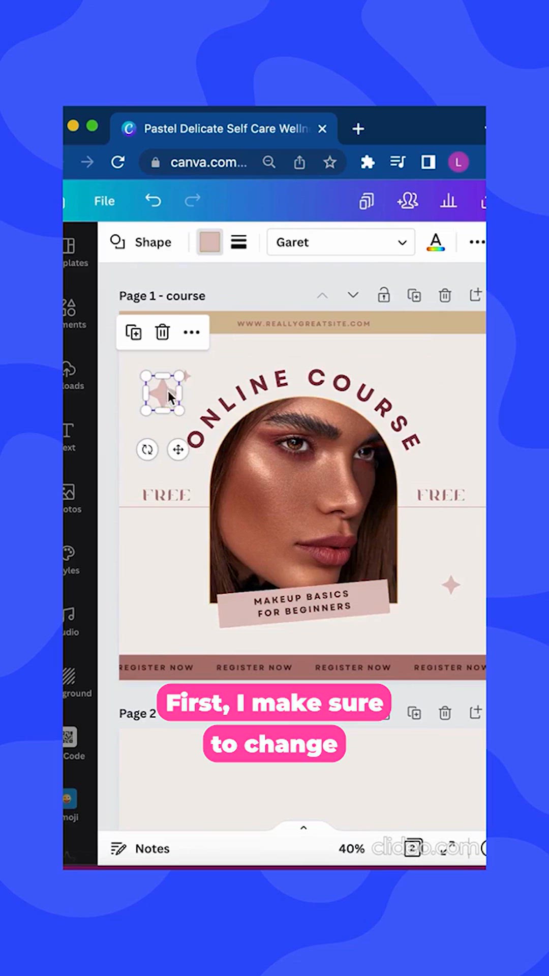 'Video thumbnail for How to Edit Templates in Canva - SO EASY! _ Shorts'