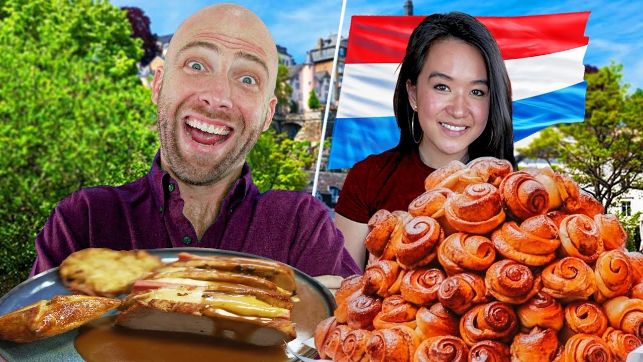 Video thumbnail for 100 Hours in Luxembourg! (Full Documentary) Ultimate Luxembourg Food Tour!