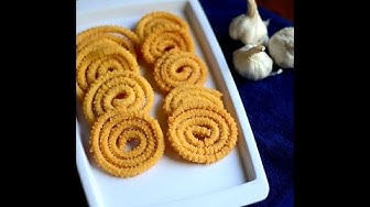 Video thumbnail for Garlic murukku recipe - How to make Poondu Murukku recipe
