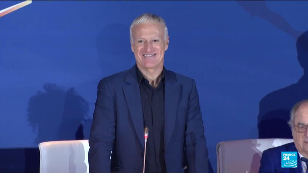 Video thumbnail for Deschamps unveils France’s star-studded World Cup squad