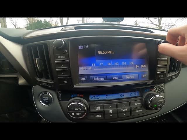 Video thumbnail for How to Change Radio Station in Toyota RAV 4 IV (2013 - 2018) - Switch Radio Station