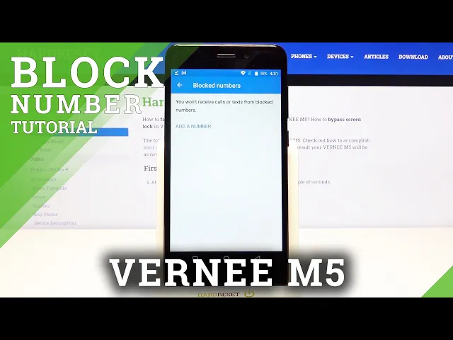 Video thumbnail for How to Quickly Block Numbers on VERNEE M5 – Number Blacklist