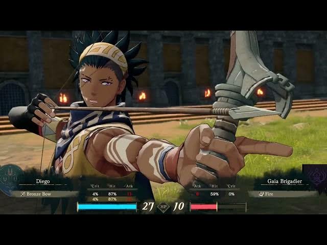 Video thumbnail for Fire Emblem: Fortune's Weave - Part 1 Cai's Path Chapter 4: Qualifier Gaia Bridge: Defeat Zarcone