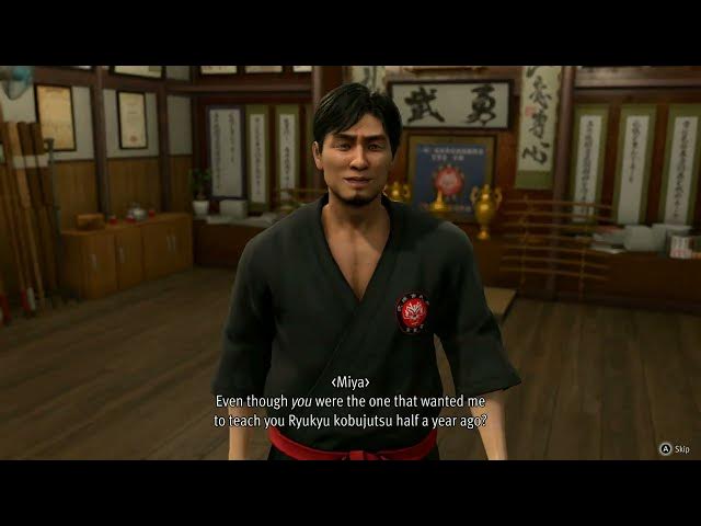 Video thumbnail for Yakuza Kiwami 3 - Chapter 2: Head To Downtown Ryukyu: Go To Miya-san's Dojo Cutscene | NS2 Gameplay