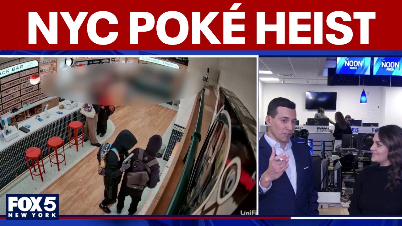 Video thumbnail for Inside the $100k NYC Pokémon store robbery: Video surveillance