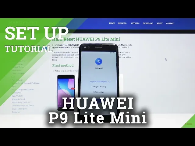 Video thumbnail for Set Up HUAWEI P9 Lite Mini – Activation & Configuration Process