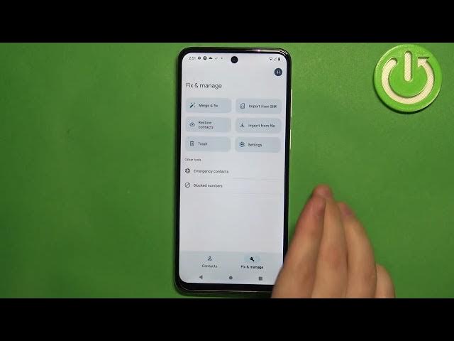 Video thumbnail for How to Copy Contacts from SIM to Phone Storage on MOTOROLA MOTO G23 - Transfer Number to Storage