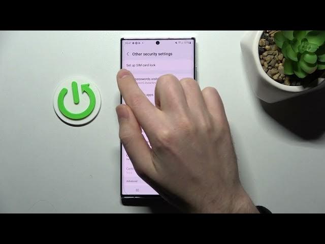 Video thumbnail for Samsung Galaxy S22 Ultra - How To Lock Sim Card With Pin Code
