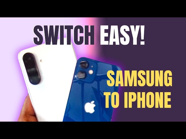 Video thumbnail for Switching from Samsung to iPhone: How to Transfer data from Samsung to iPhone
