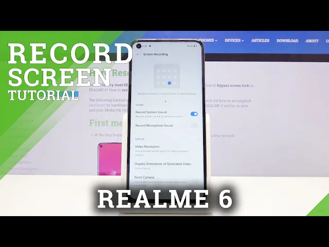 Video thumbnail for How to Record Screen in REALME 6 – Save Fleeting Content