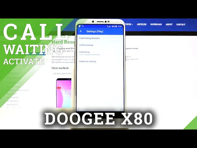 Video thumbnail for How to Enable Call Waiting on DOOGEE X80 -  Display Number When Receiving Another Call