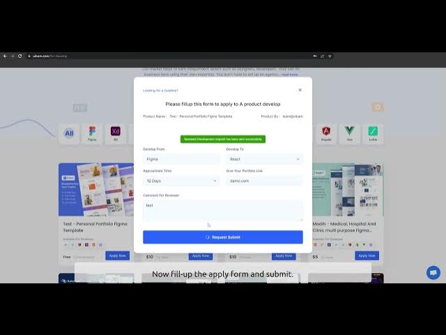 Video thumbnail for How to do "Apply To Develop" on Ui Barn | Digital Assets | Ui Barn Marketplace