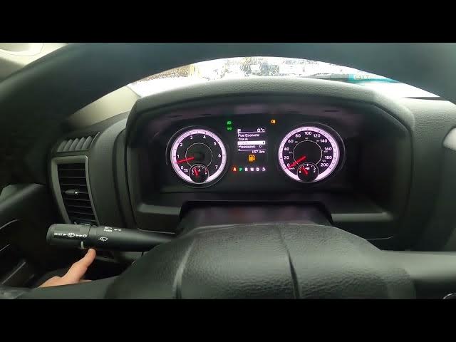 Video thumbnail for How to Enable or Disable Front and Rear Anti-Fog Lights in Dodge Ram 1500 II ( 2019 - now )