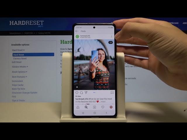 Video thumbnail for How to Download Pictures from Instagram on SAMSUNG Galaxy S20 FE - Repost For Instagram