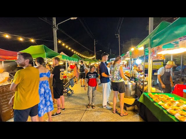 Video thumbnail for Fishermans Village Night Market Koh Samui Thailand