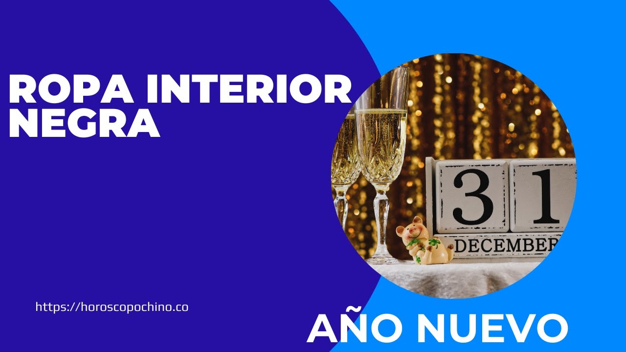 'Video thumbnail for Ropa interior negra para año nuevo: video blog'