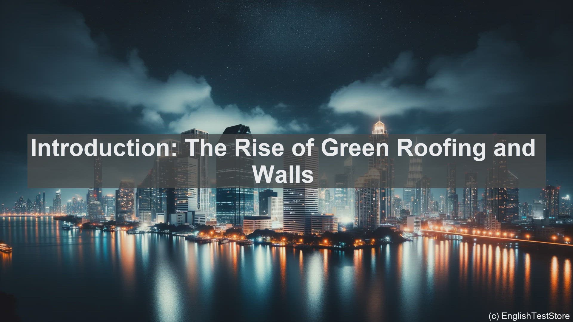 'Video thumbnail for Top 10 Sentences for Understanding Green Roofing and Walls'